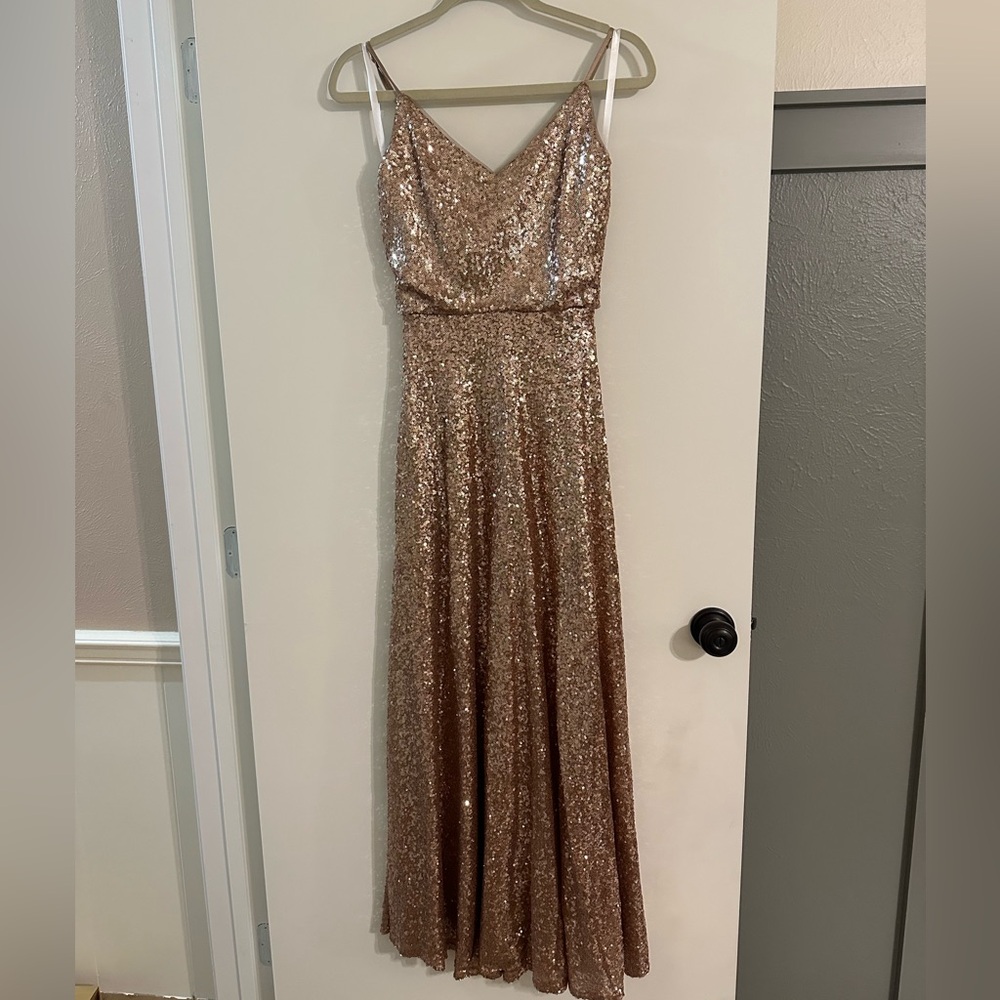 Size 0 Revelry Nadia Sequin bridesmaid dress - Excellent used condition